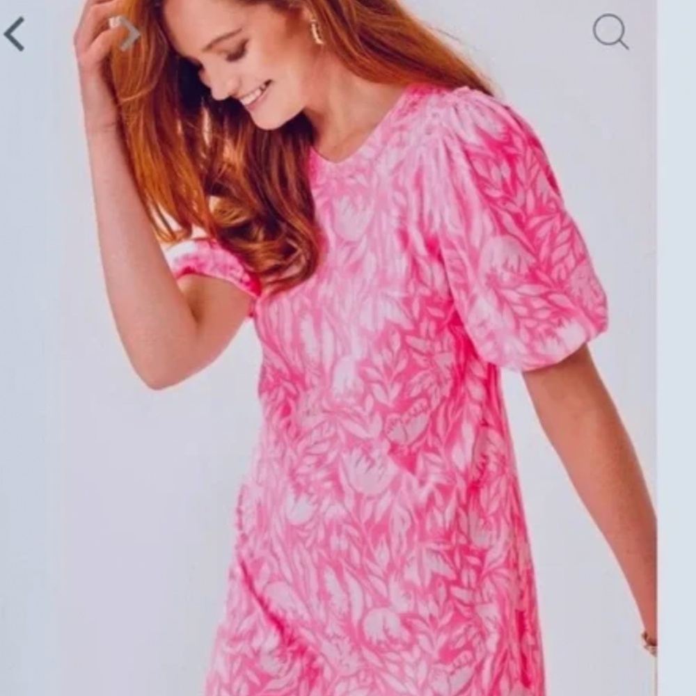 Lilly Pulitzer Vibrant Pink & White Dress